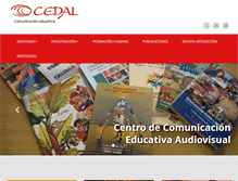 Tablet Screenshot of cedal.org.co